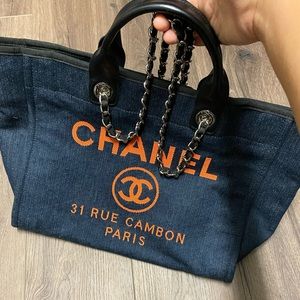 Denim tote